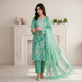 Afsana 3PC Digital Printed Lawn Suit by Mahposh-D5