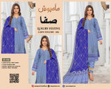 Safa Luxury Applic Print Lawn D-05 Vol-103