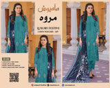 Marwa Luxury Applic Print Lawn D-08 Vol-102