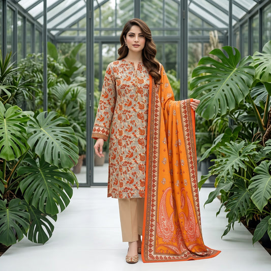 Afsana 3PC Digital Printed Lawn Suit by Mahposh-D52
