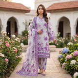 Zeenat 3PC Digital Printed Lawn Suit by Mahposh-D03