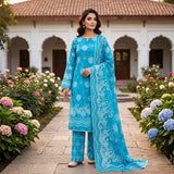 Zeenat 3PC Digital Printed Lawn Suit by Mahposh-D04