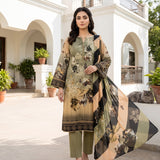 Zahra 3PC Classic Viscose Printed Suit by Mahposh-D15