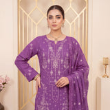 Mahroor by MahPosh Luxury Embroidered Bana Dora 3PC D-06