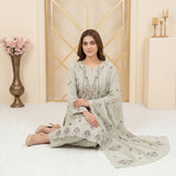 Mahroor by MahPosh Luxury Embroidered Bana Dora 3PC D-03