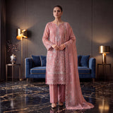 Mah-Noor By MahPosh Premium Doria Lawn Embroidered 3PC D-33