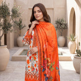 Orang Premium Printed Lawn 3 Piece – D05 Vol-16