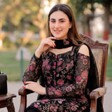 Bareeze Classic Embroidery 3PC Fancy Suit D-1030