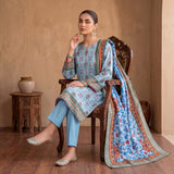 Edenrobe by MahPosh Luxury Printed Lawn 3PC D-33