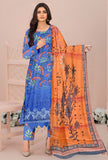 Sila Luxury Front Daman Heavy Embroidered Print Lawn D-06 Vol-104