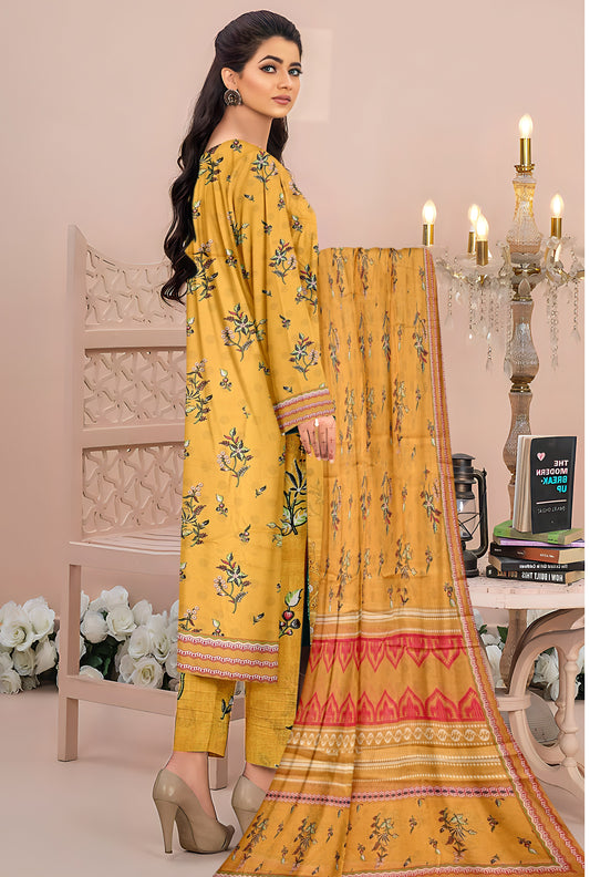 Sila Luxury Front Daman Heavy Embroidered Print Lawn D-01 Vol-104