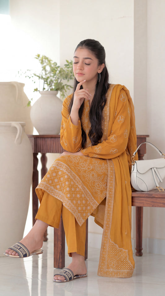 Warda Signature Embroidered 3PC D03 Vol-22
