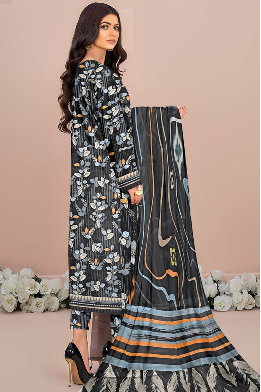 Sila Luxury Front Daman Heavy Embroidered Print Lawn D-10 Vol-104