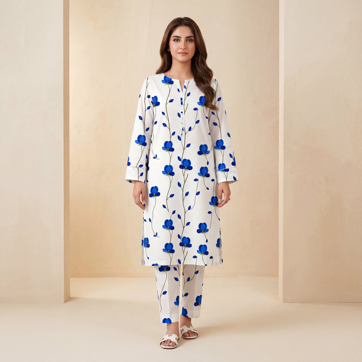 Nishat 2PC All Over Print Lawn Collection