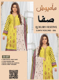 Safa Luxury Applic Print Lawn D-02 Vol-103