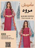Marwa Luxury Applic Print Lawn D-010 Vol-102