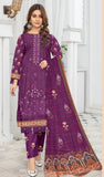 Safa Luxury Applic Print Lawn D-08 Vol-103