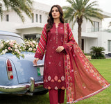 Noor-e-Nazar by MahPosh Print Embroidered Lawn 3PC D-31