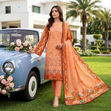 Noor-e-Nazar by MahPosh Print Embroidered Lawn 3PC D-32