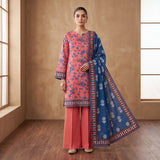 Edenrobe by MahPosh Luxury Printed Lawn 3PC D-31