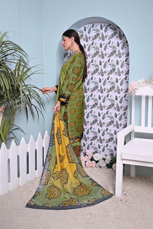 Muntaha Luxury Festive Print Lawn D-03 Vol-101