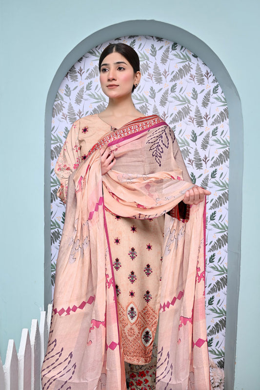 Muntaha Luxury Festive Print Lawn D-06 Vol-101