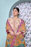 Muntaha Luxury Festive Print Lawn D-07 Vol-101