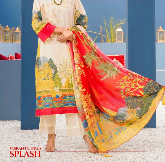 Myrameen 3PC Premium Lawn Suit by Mahposh-D8