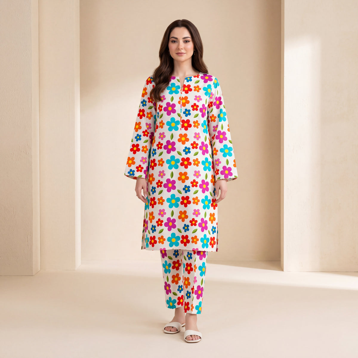 Nishat 2PC All Over Print Lawn Collection