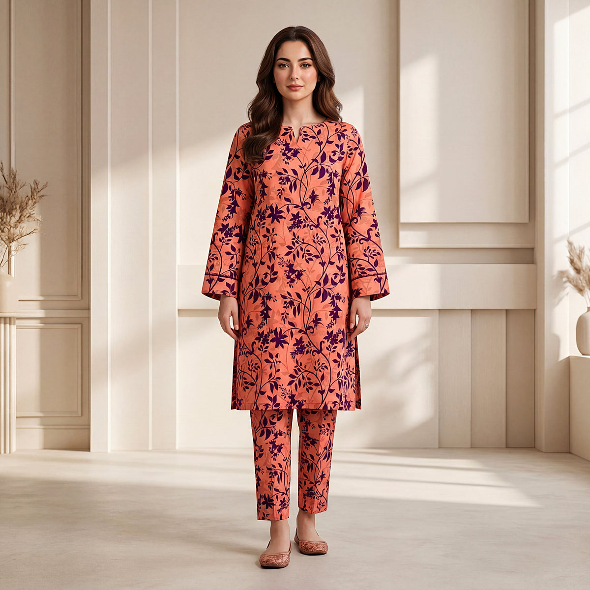 Nishat 2PC All Over Print Lawn Collection