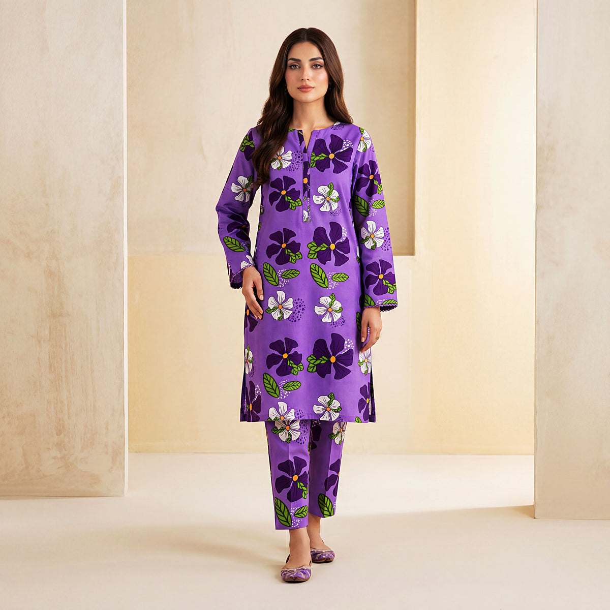Nishat 2PC All Over Print Lawn Collection