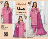 Safa Luxury Applic Print Lawn D-03 Vol-103