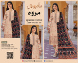 Marwa Luxury Applic Print Lawn D-09 Vol-102