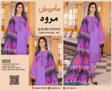 Marwa Luxury Applic Print Lawn D-07 Vol-102