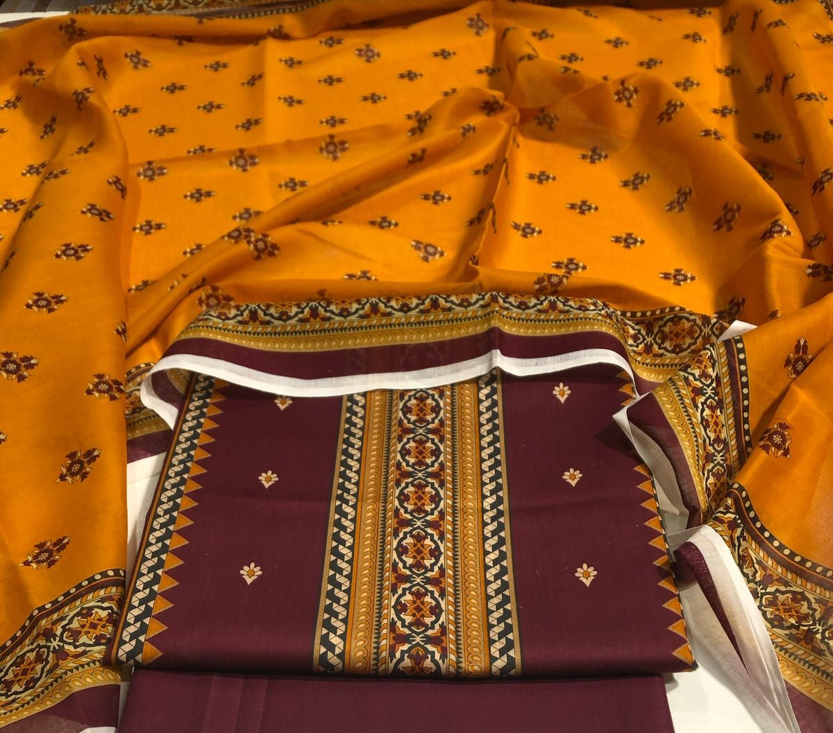 3 Piece Printed Lawn D-03 Vol 10