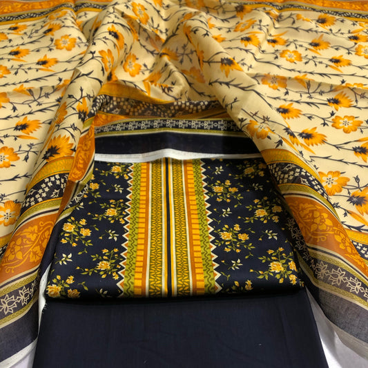 3 Piece Printed Lawn D-13 Vol 10