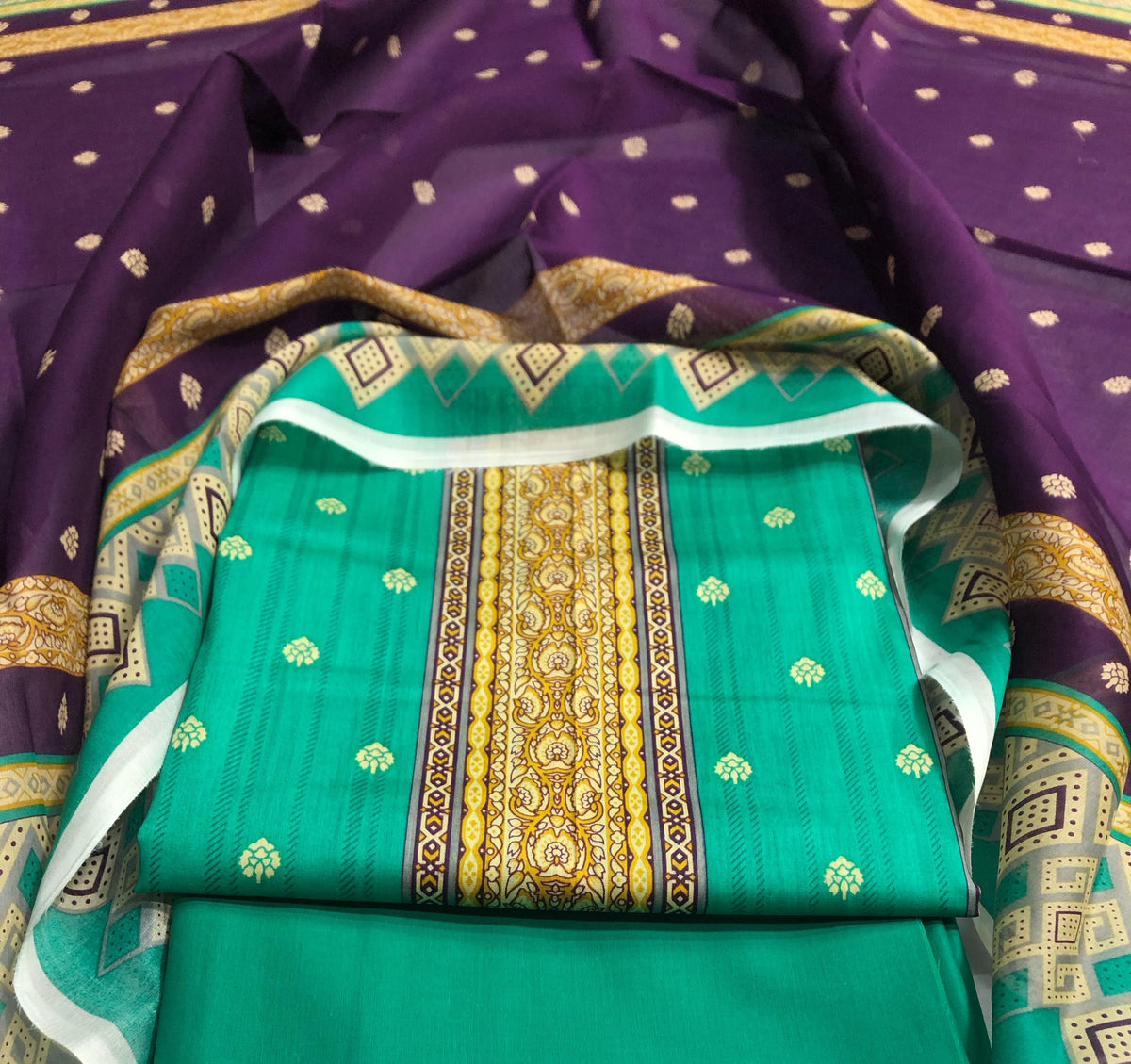 3 Piece Printed Lawn D-17 Vol 10