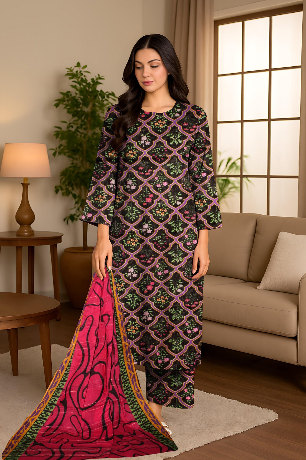 Allover 3 Piece D-08