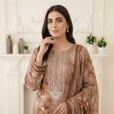 Afsana 3PC Digital Printed Lawn Suit by Mahposh-D10