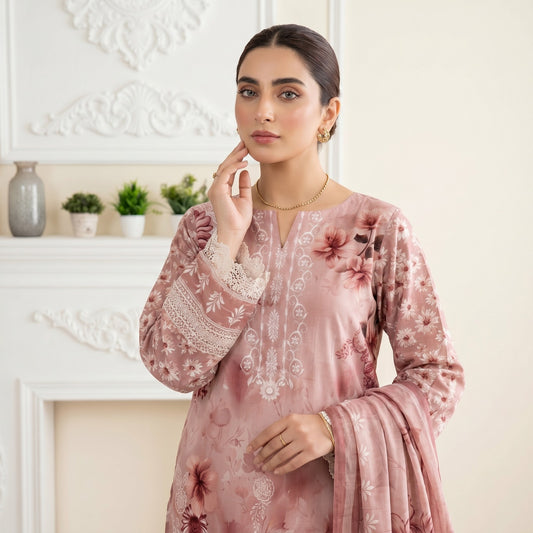 Afsana 3PC Digital Printed Lawn Suit by Mahposh-D14