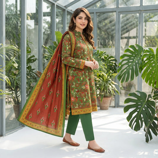 Afsana 3PC Digital Printed Lawn Suit by Mahposh-D58