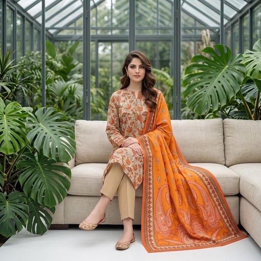 Afsana 3PC Digital Printed Lawn Suit by Mahposh-D52
