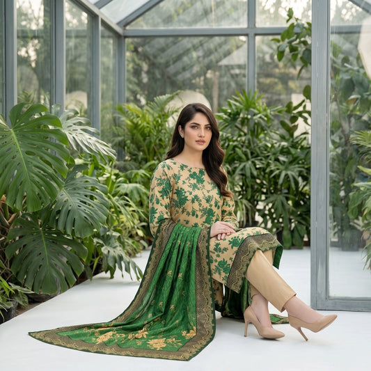 Afsana 3PC Digital Printed Lawn Suit by Mahposh-D57