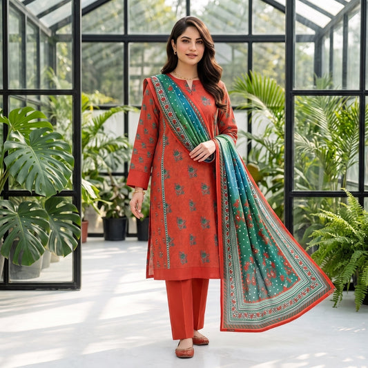 Afsana 3PC Digital Printed Lawn Suit by Mahposh-D55