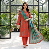Afsana 3PC Digital Printed Lawn Suit by Mahposh-D55