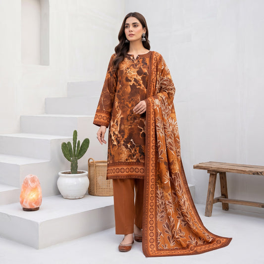 Afsana 3PC Digital Printed Lawn Suit by Mahposh-D61