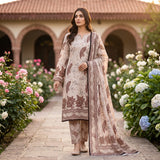 Zeenat 3PC Digital Printed Lawn Suit by Mahposh-D01
