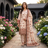 Zeenat 3PC Digital Printed Lawn Suit by Mahposh-D02