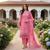Zeenat 3PC Digital Printed Lawn Suit by Mahposh-D06