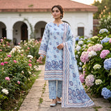 Zeenat 3PC Digital Printed Lawn Suit by Mahposh-D08